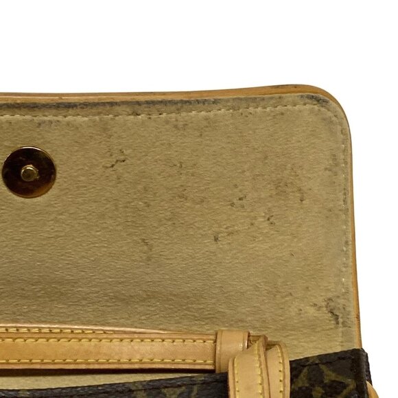 LOUIS VUITTON Pochette Twin PM Dark Brown Monogram Shoulder Bag 343-052525 - Picture 8 of 11